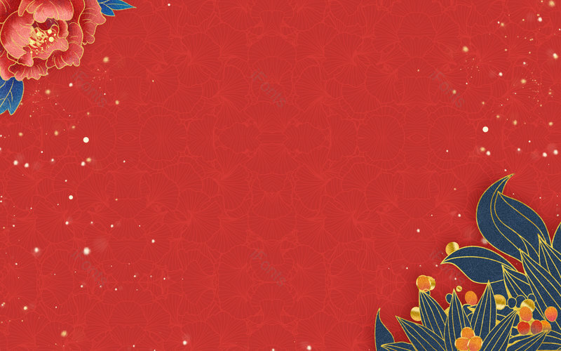 红色中国风大气传统节日节气通用背景,插画/手绘图,插画/手绘图库,插画/手绘图下载,插画/手绘